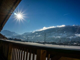 Panorama Balkon Winter