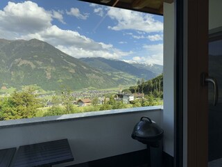 Ausblick vom Balkon Ap D