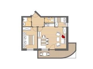 Grundriss Wohnung