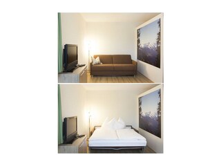 Apart Bergwärts Fügen - Wohnschlafzimmer