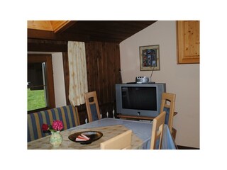 SAT-TV Küche Fewo Balkon