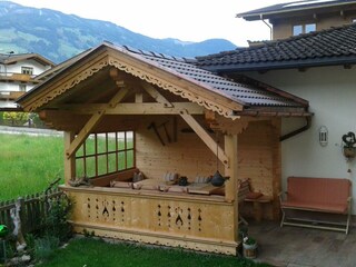 Unsere neue Gartenlaube