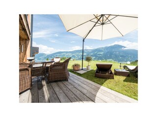 Wiesegg Garten mit Panorama