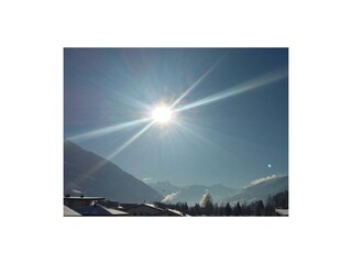 Wintertraum vom Balkon aus......