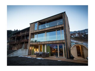 Wiesegg Aussenansicht mit Sauna