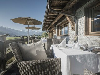 Morgensonne beim Frühstück