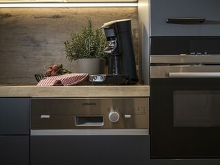 Küche in den neuen Suiten