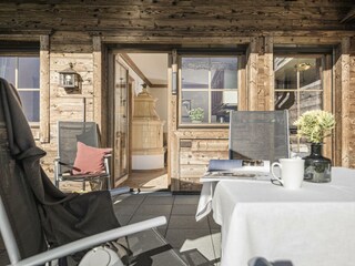 Terrasse Arnika mit Süd-Ostblick