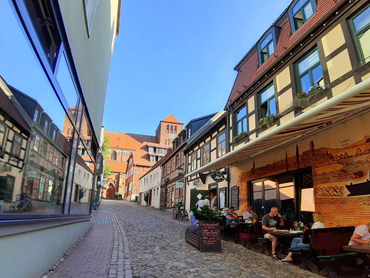 romantische Altstadt von Waren