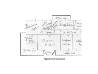 Appartement MaximiLian Grundriss