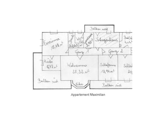 Appartement MaximiLian Grundriss