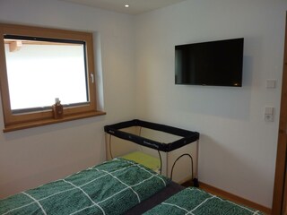 Doppelzimmer auf Wunsch mit Babybett