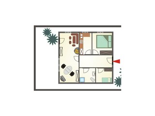 Plan Wohnung "Sabine"