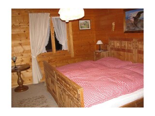 Doppelzimmer in der Hütte Thaler