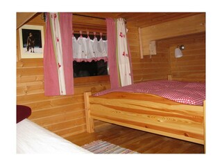 Dachgeschosszimmer in der Wohnung Johannes