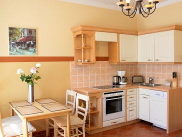 Ferienwohnung 'WEISSE ROSE' mit Terrasse 1 Schlafz. 'STADTAPPARTMENTHAUS'