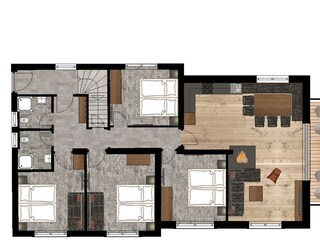 Grundriss Appartement Panorama