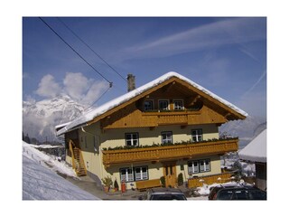 Zillertal Bergbauernhof Sprengerhof Winteransicht