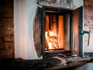 Kachelofen Feuer
