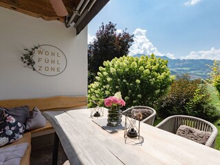 "Wohlfühlzone" auf der Terrasse