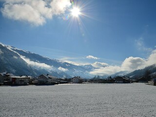 Blick taleinwärts Winter