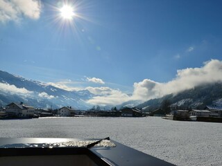 Blick taleinwärts Winter