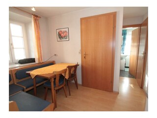 Stanzl Haus Apartment Dorfplatz Essbereich