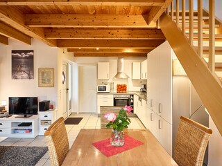 Küche und Essbereich