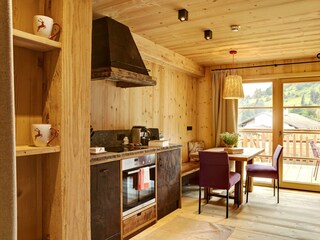 Küche und Essbereich