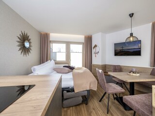 Schlafsofa Apartment Lavendel und Edelweiss