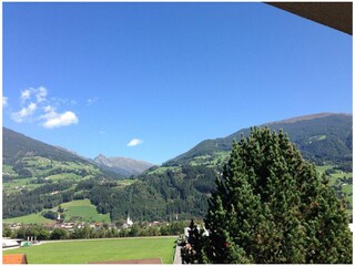 Blick vom Balkon