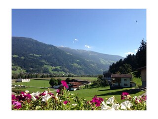 Blick auf dem Balkon in südliche Richtung