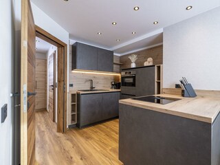 Küche Apartment Lavendel und Edelweiss