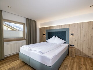 Schlafzimmer Apartment Lavendel