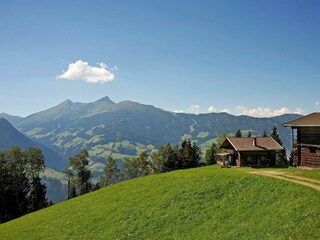 Sommerpanorama Almhütten
