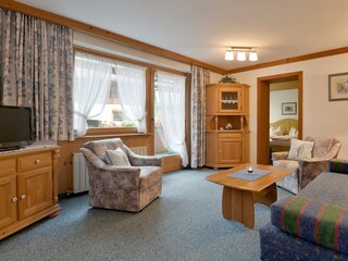 Appartement Bergrast Wohnzimmer