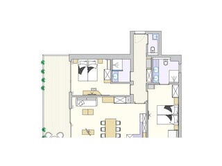 Grundriss Adlerhorst Aschau im Zillertal