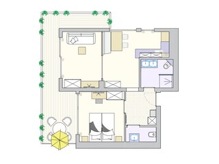 Grundriss Geierwally Aschau im Zillertal