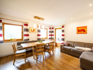 Wohnecke in Küche der Wohnung Rosengarten