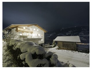 Hausansicht Norden Winter