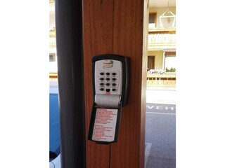 Schlüsselsafe -Eingang