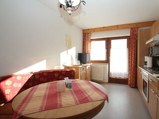 Wohnraum und Küche 'Bergblick'