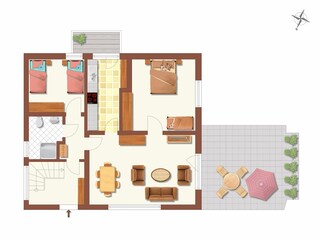 Apartamento de vacaciones St. Peter-Ording Plano de planta 8