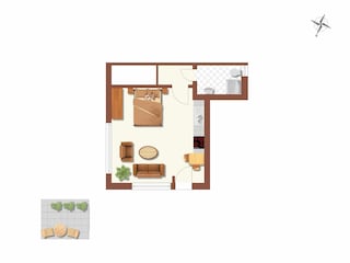 Appartement St. Peter-Ording Grondplan 8