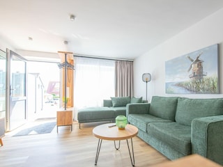 Wohnbereich mit Schlafsofa