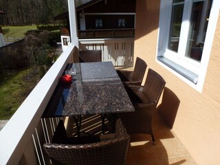 Süd-West Balkon
