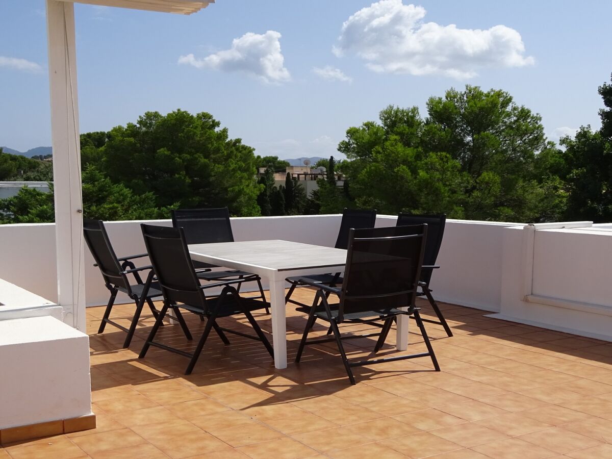 Private Dachterrasse mit Grillplatz und Sonnenliegen