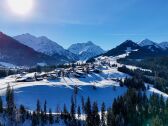 Blick von der Schwende in Richtung Kleinwalsertal