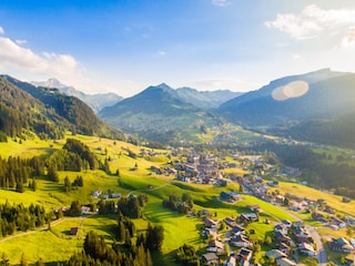 Das Kleinwalsertal aus der Vogelperspektive