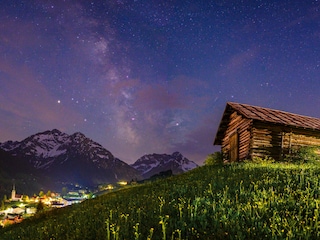 Night shot of Kleinwalsertal